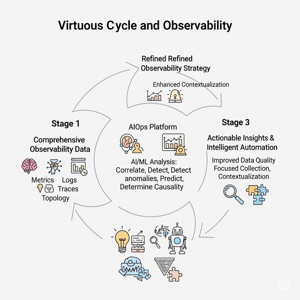 The Virtuous Cycle of AIOps and Observability